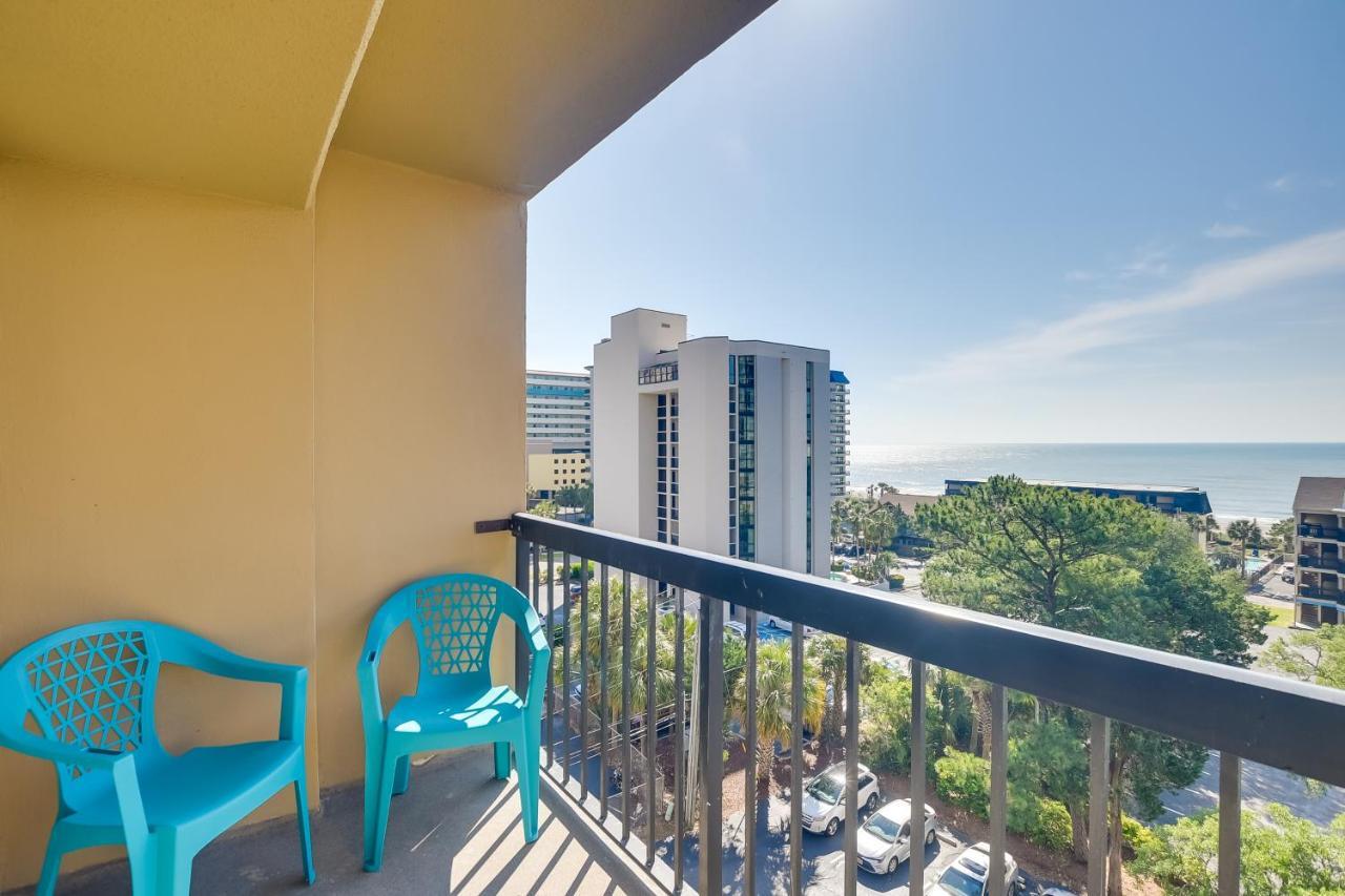 Myrtle Beach Condo With Ocean View And Pool Access! المظهر الخارجي الصورة